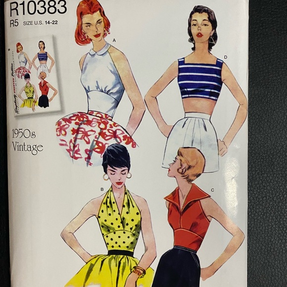 5 1950’s Simplicity Vintage Dress Pattern Re-pops - Picture 5 of 6